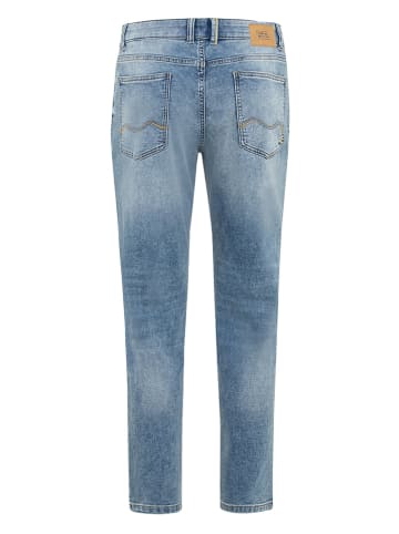 Camel Active Spijkerbroek - tapered fit - lichtblauw