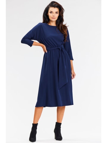 Awama Kleid in Dunkelblau