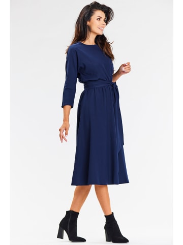 Awama Kleid in Dunkelblau