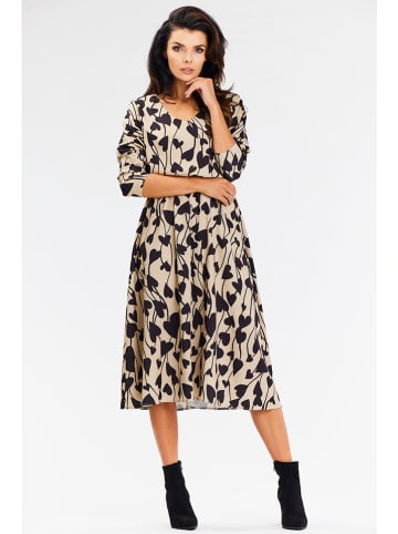 Awama Kleid in Beige