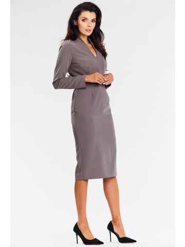 Awama Kleid in Braun