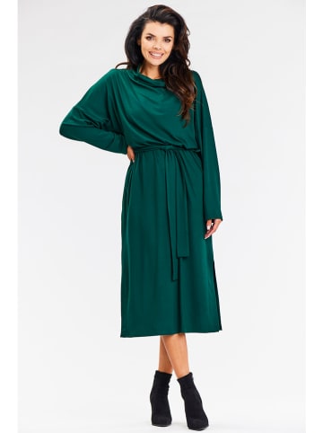 Awama Kleid in Dunkelgrün