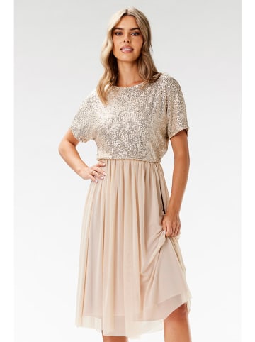 Awama Kleid in Beige
