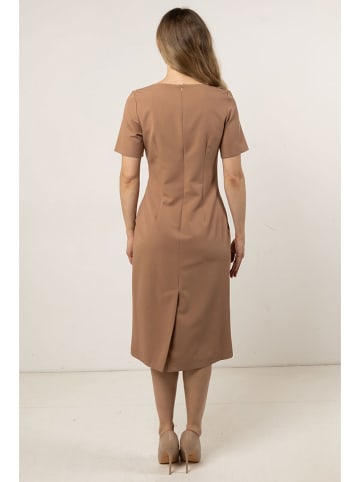 Awama Kleid in Hellbraun
