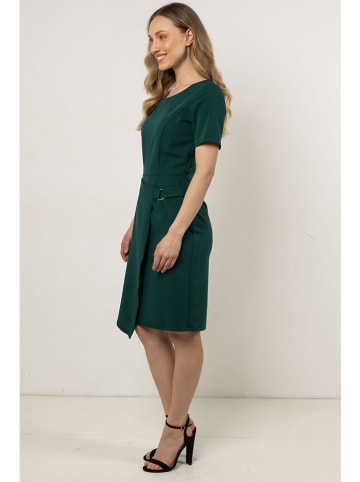 Awama Kleid in Dunkelgrün