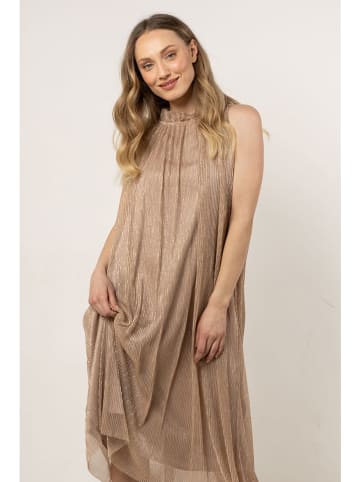 Awama Kleid in Beige