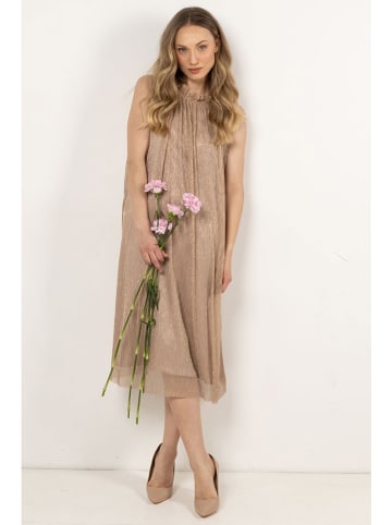 Awama Kleid in Beige