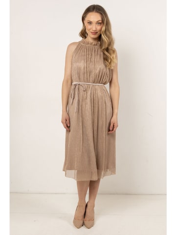 Awama Kleid in Beige