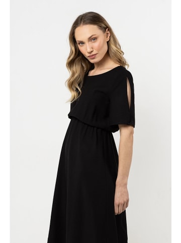 Awama Kleid in Schwarz