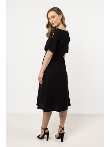 Awama Kleid in Schwarz