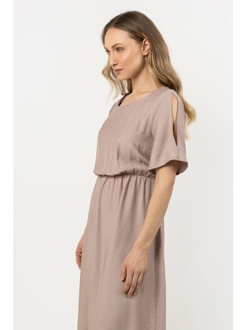 Awama Kleid in Beige
