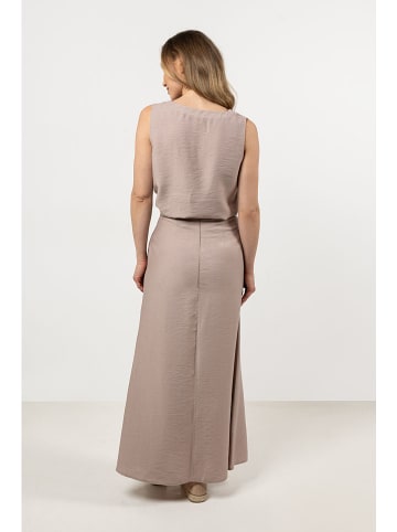 Awama Spódnica w kolorze beżowym