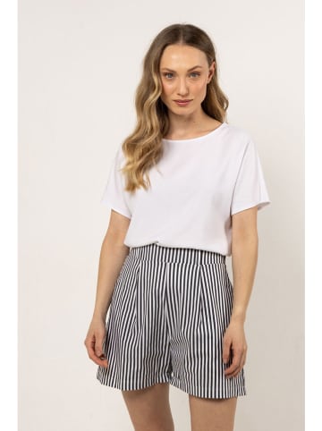 Awama Shorts in Schwarz/Weiss