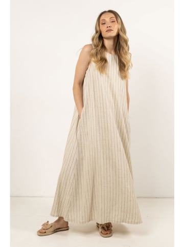 Awama Kleid in Beige