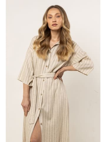 Awama Kleid in Beige