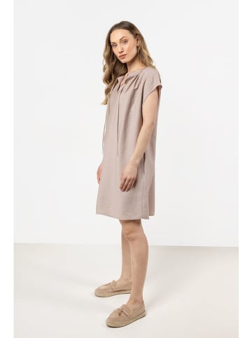 Awama Kleid in Beige