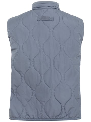 Camel Active Doorgestikte bodywarmer lichtblauw