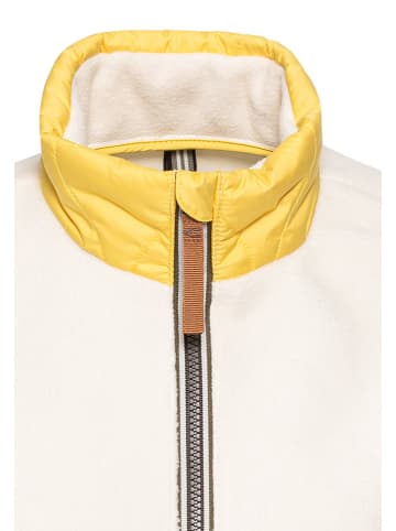 Camel Active Weste in Creme/ Gelb