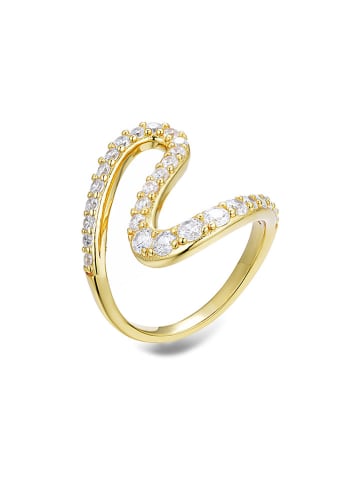 ÔNESSA Beschicht. Ring mit Edelsteinen