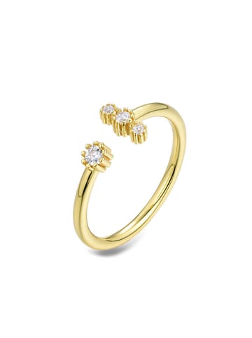 ÔNESSA Beschicht. Ring mit Edelsteinen