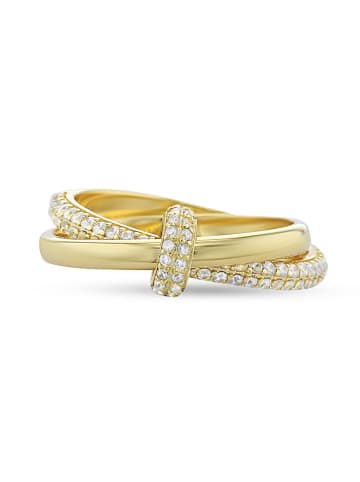 ÔNESSA Beschicht. Ring mit Edelsteinen