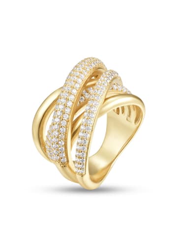 ÔNESSA Beschicht. Ring mit Edelsteinen