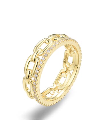 ÔNESSA Beschicht. Ring mit Edelsteinen