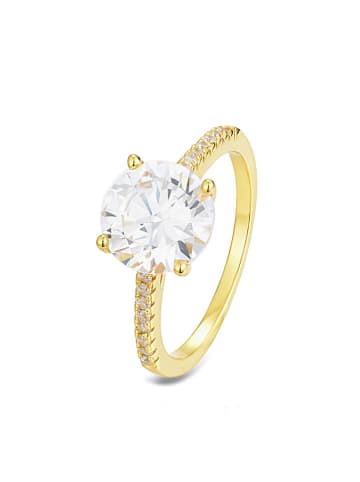 ÔNESSA Gecoate ring met edelstenen