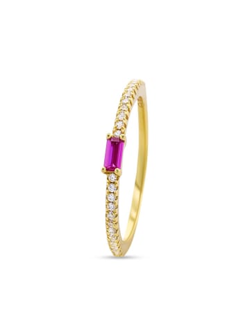 ÔNESSA Beschicht. Ring mit Edelsteinen