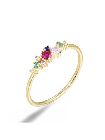 ÔNESSA Gecoate ring met edelstenen