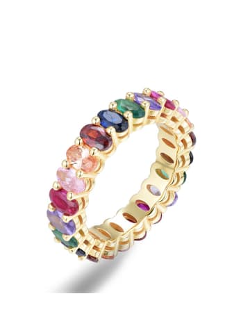 ÔNESSA Beschicht. Ring mit Edelsteinen