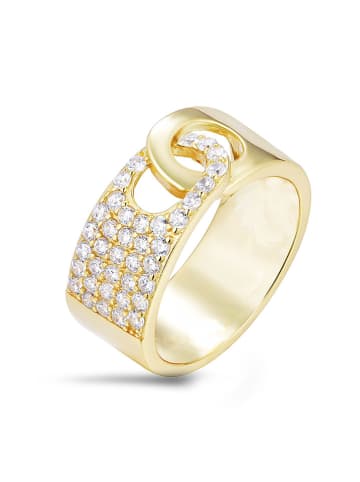 ÔNESSA Beschicht. Ring mit Edelsteinen