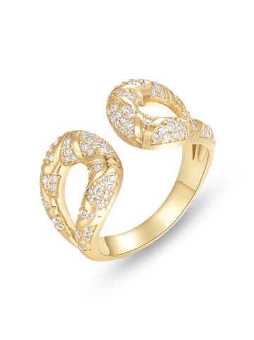 ÔNESSA Gecoate ring met edelstenen