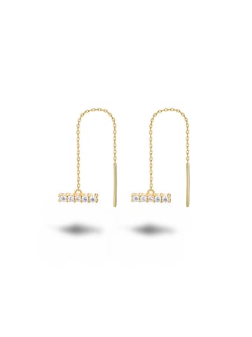 ÔNESSA Gecoate oorhangers met edelstenen