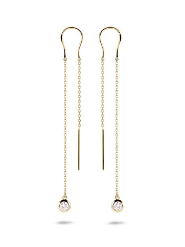 ÔNESSA Gecoate oorhangers met edelstenen
