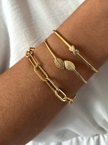 ÔNESSA Gecoate armband met sierelementen