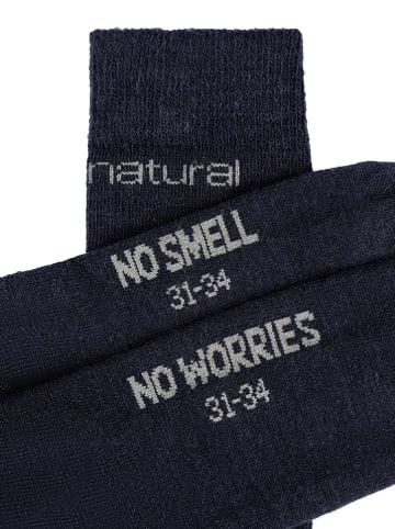 super.natural 2er-Set: Socken "All Day" in Dunkelblau