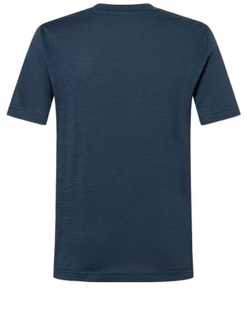 super.natural Funktionsshirt "Salt & Rock" in Dunkelblau
