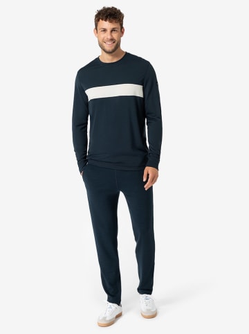super.natural Functioneel shirt "Montana" donkerblauw/wit