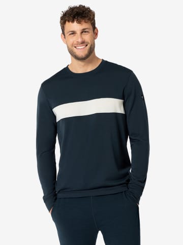 super.natural Functioneel shirt "Montana" donkerblauw/wit