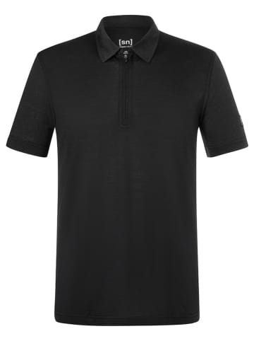 super.natural Poloshirt zwart