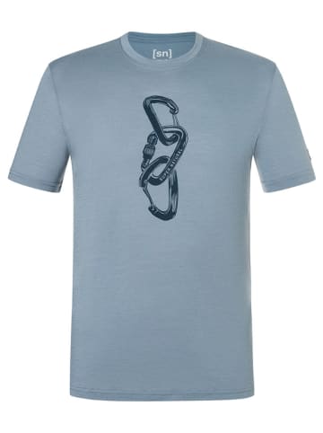 super.natural Funktionsshirt "Carabineri" in Hellblau