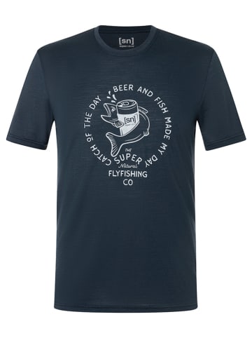 super.natural Functioneel shirt "Juhos Finest" donkerblauw