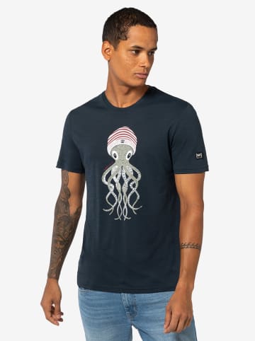 super.natural Functioneel shirt "Octopussy" donkerblauw