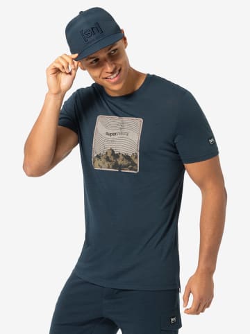 super.natural Funktionsshirt "Mountain Vibes" in Dunkelblau