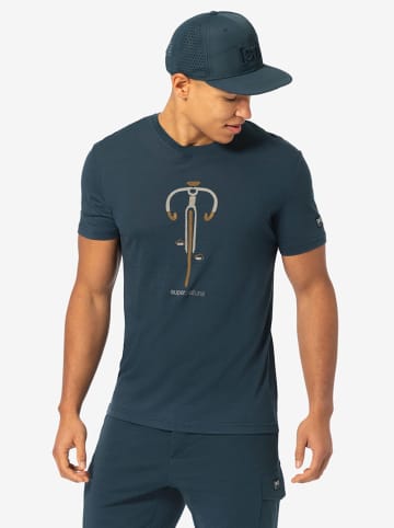 super.natural Funktionsshirt "Vintage Bike" in Dunkelblau