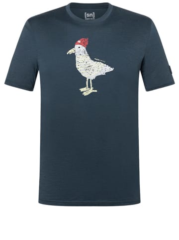 super.natural Functioneel shirt "Johnny" donkerblauw