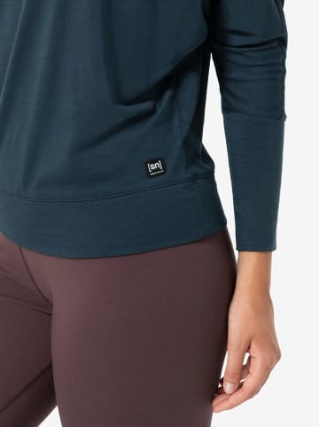 super.natural Longsleeve "Kula" in Dunkelblau