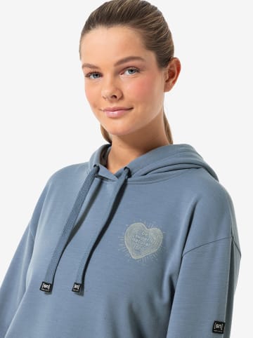 super.natural Hoodie "Little Heartwood" in Blau