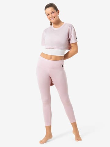 super.natural Trainingsshirt  in Rosa/ Weiß
